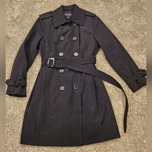 London Fog Women's Mid-Length Trench Coat with Waist Belt